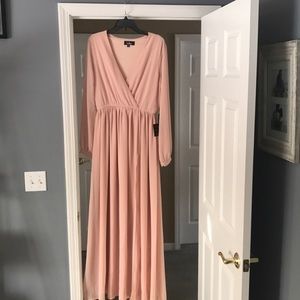 Lulu's Wondrous Water Lilies Maxi Dress